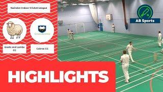 THE STREAK..... IS OVER! Match Highlights | Cobras CC vs Goats & Lambs | Indoor Cricket Episode 21