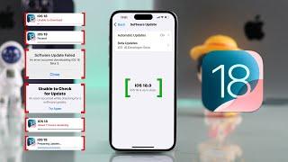 iOS 18 Not Installing Update on iPhone? Here the Fix!