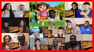 DORA THE EXPLORER  EXPOSED by Berleezy REACTIONS MASHUP