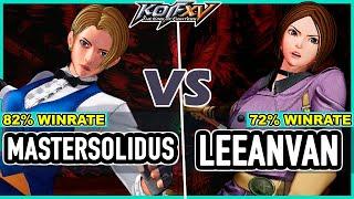 KOF XV  Mastersolidus (Andy/King/Dolores) vs Leeanvan (Ángel/Isla/Whip)