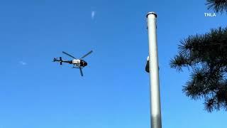 LAPD Searches For Armed Man on Roof