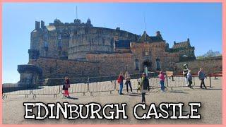 WALKING up to EDINBURGH CASTLE