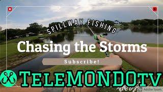 Chasing the Storm! Hunting big bass in the spillways of FL (camera fail)