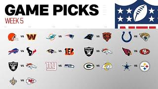 Week 5 Game Picks!