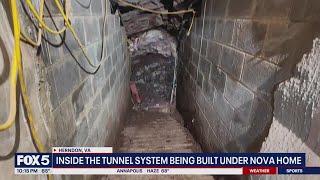 Northern Virginia woman continues building home tunnel system