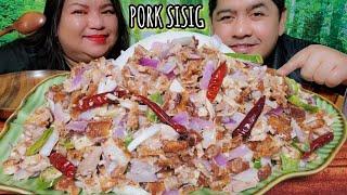 PORK SISIG | SISIG PAMPANGA| MUKBANG ASMR | FILIPINO FOOD ~ MUKBANG PHILIPPINES