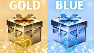 Choose your gift  2 gift box challenge ||Good vs bad Edition #blue #chooseyourgift