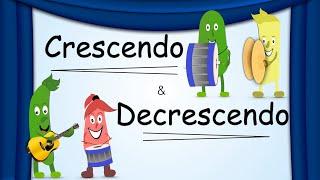 Crescendo & Decrescendo | Dynamics | Green Bean's Music