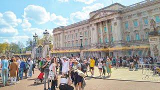 London Spring Walk - Buckingham Palace, Green Park to Piccadilly Circus