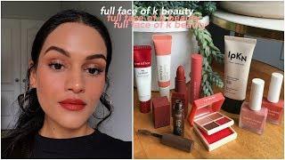 full face of k beauty // yesstyle haul