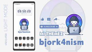 NEW THEME | BJORK4NISM MIUI THEME LIGHTMODE FOR MIUI V12 V13