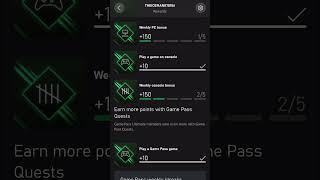 Week 1 of #xbox new Game Rewards Program