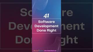 Software Development Done Right 41 #AgileDevelopment #ProfessionalCoding #SoftwareExcellence