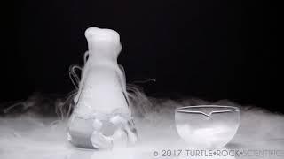 Dry Ice Sublimating