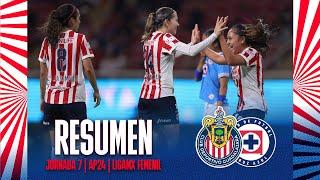 RESUMEN: Chivas Femenil venció a Cruz Azul, liga triunfos y sigue intratable en el Apertura 2024