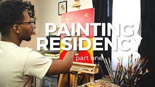 Painting Residency: Sketching and Underpainting