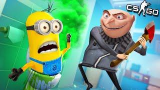 CSGO - ¡SOMOS MINION ESCAPANDO de GRU BUSCAMOS EL ESCONDITE TRAMPA! - HIDE AND SEEK