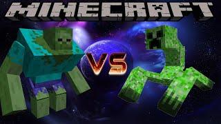 MUTANT ZOMBIE VS MUTANT CREEPER - MINECRAFT 1.16.3 (MOB BATTLE)