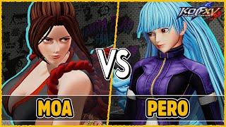 KOF XV  MOA (Mai/Athena/Maxima) vs PERO (Geese/Iori/Kula)  Steam Replay Match 