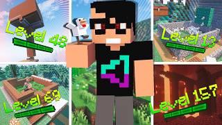 Sobrevivi 100 dias mas  XP AUMENTA A BARREIRA no Minecraft - O FILME