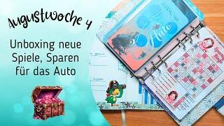 Unboxing Alltagssparen & Jules Budget || Stand Hobby-Projekte || Sparen für das Auto