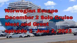 Norwegian Escape December 2 Solo Cruise Meet and Greet, episode 3