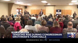 Crowds pack Congressman Glenn Grothman’s town halls on Friday