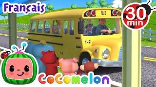 Les roues de l’autobus | CoComelon en Français | Chansons pour bébés