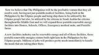 Establishing thousands of Filipino jobs starting at triple the middle wage