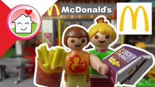 Playmobil po polsku W McDonaldzie - Rodzina Hauserów