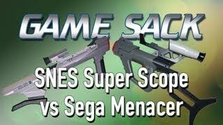 SNES SuperScope vs Sega Menacer - Game Sack