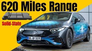 620 Miles Range Mercedes EQS EV Solid-State Battery Testing Begins