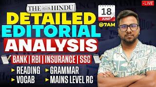 The Hindu Editorial Analysis | 18th JUNE, 2025 | Reading & Vocab | Parts of Speech by Varun Chitra