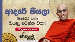 127)  "ආදරේ කියලා" ඕනවට වඩා බයාදු වෙන්න එපා!  | ඛරපුත්ත ජාතකය | Jathaka Katha