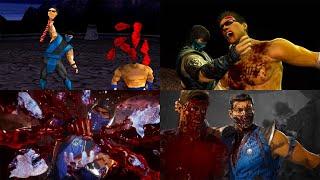 ALL of Sub-Zero's Fatalities MK to MK1