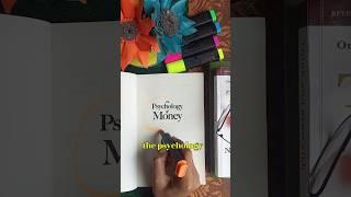 "Psychology Of Money"-Book Review #shorts #books #moneymindset