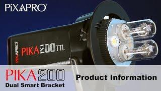 PIXAPRO® Dual PIKA200 Smart Bracket - Evolve your Flash, Double Your PIKA Power