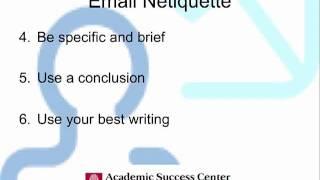 Netiquette from USC Aiken