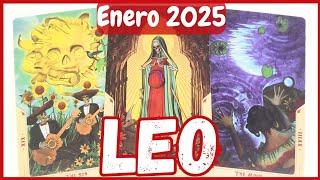 Leo Enero 2025 | El Dinero Viene a Ti DE Todas Partes! Horóscopo Tarot  2025 Amor