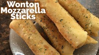 Wonton Mozzarella Sticks