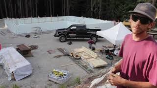 Insulated Concrete Form Monopour Installation