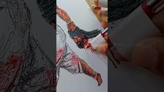 chatrapati sambhaji maharaj drawing  #shorts #nandkishorgiramart #sambhajimaharaj #viral