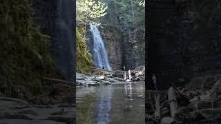 Waterfalls of the Carpathians: enchanting cascades of Girsky waters #ukraine