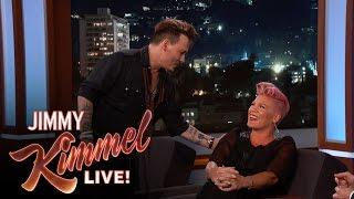 Johnny Depp Surprises P!nk