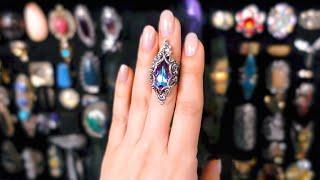 Relaxing ASMR: Whisper Tour of My Ornate Rings