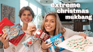 mukbang/taste test with all christmas food!