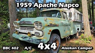 1959 Chevy Apache Napco 4x4 1 Ton - WILL IT RUN?