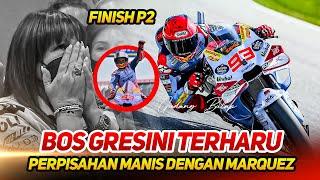 BOS GRESINI TERHARUMARC MARQUEZ SUKSES PERSEMBAHKAN PODIUM 2~KADO PERPISAHAN DENGAN GRESINI RACING