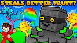 I Created a STEALING Mimic Octopus in Roblox Grow a Garden.. (STEALS BETTER FRUIT?)