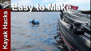 Add a simple float to your fishing kayak setup to prevent loss of your anchor